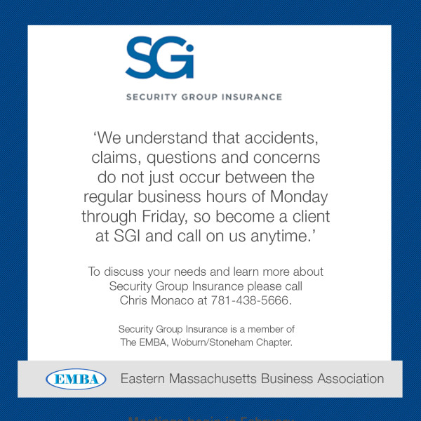 EMBA Chris Monaco Security Group Insurance